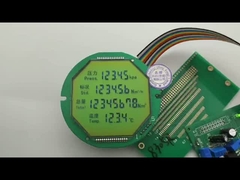 Segment-LCD-Display 2,36 Zoll Rund STN Gelb Grünes Display ohne Hintergrundbeleuchtung