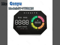 Custom Shape VA LCD Display Farbsegmentiertes LCD Display 4Digit Zebra Bildschirm für Uhr
