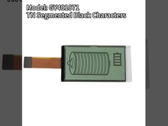 18PIN FPC Connect Custom LCD Display Bildschirm TN Segmentierte schwarze Zeichen