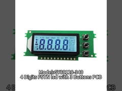 HT1621 4-stelliges 7-Segment-LCD-Display FSTN-Bildschirm mit weißer Hintergrundbeleuchtung