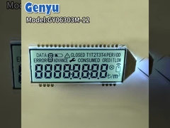 Weißes Hintergrundlicht Kundenspeicher HTN Segmentierter 28PIN-Energiemeter LCD-Display