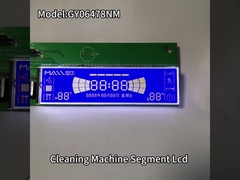 LCD-Bildschirm mit individuellem Design STN Segment Blau 30PIN für Reinigungsmaschine