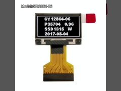 Weiße Grafiken 0,96 Zoll OLED-Display 128 * 64 Punkte 0,5 mm 30pin FPC-Anschluss