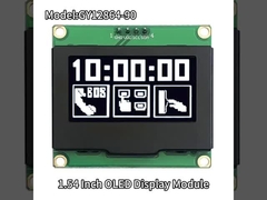 1.54 Zoll OLED-Display-Modul Weiße Farbe 128x64 Pixel SSD1309 I2C-Schnittstelle