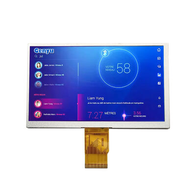 Genyu 7,0 Zoll TFT LCD-Display Modul mit 800x480 Punkte Auflösung und Parallel RGB 24-Bit-Schnittstelle