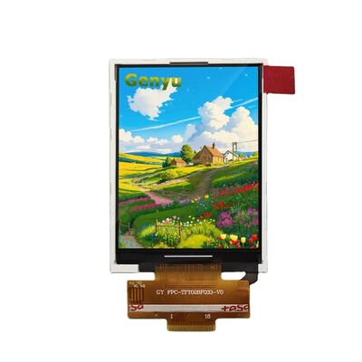 Genyu 2,8 Zoll 240x320 Pixel TFT-LCD-Display mit 4SPI ST7789 Treiber TN Transmissive 18 Pin Lötung