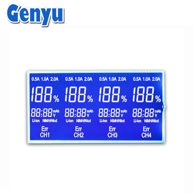 Ein guter Preis. Maßgeschneiderter STN Blauer LCD 7-Segment-Display Negativer LCD-Display für Ladegerät Online