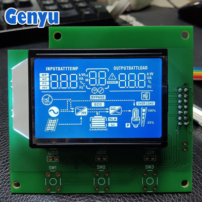 Ein guter Preis. LCD 7-Segment-Display HTN Weiß auf blauem Chip An Bord AIP31621 Treiber für Inverter Online