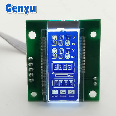 Ein guter Preis. RoHS 14 Segment LCD Display HTN Blauer Hintergrund Weiß Hintergrundlicht SMT_HT1621 Online