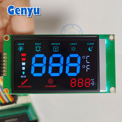 Ein guter Preis. angepasste VA-LCD-Anzeige Blaue Ziffern 7-Segment-Bildschirm COB+Zebra 4.5V-Versorgung Online