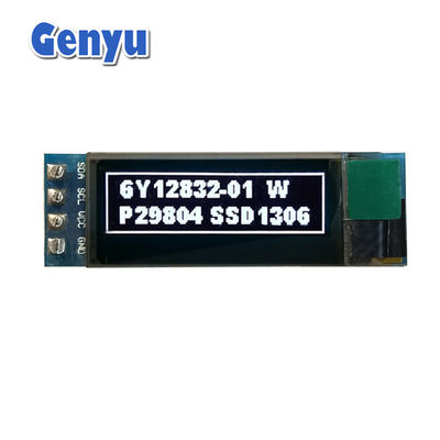 Ein guter Preis. Weiß 0,91 Zoll OLED-Display Modul 128x32 Punkte SSD1306 4PIN I2C Schnittstelle Online