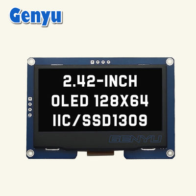 Ein guter Preis. Monochrome 2,42 Zoll OLED-Display mit 128x64 Auflösung SSD1309 I2C-Schnittstelle Online