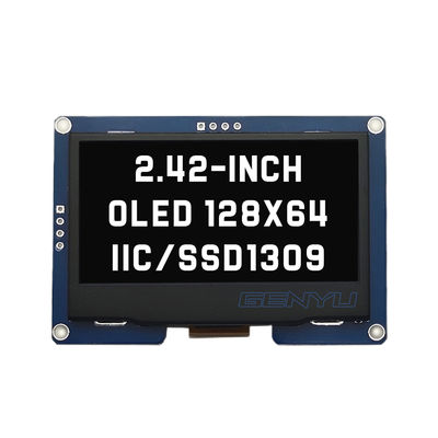 Ein guter Preis. 2.42 Inch OLED Display Module LCM 4 PIN IIC I2C SSD1309 Driver 128x64 Dots in Genyu White/Blue/Yellow/Green Online