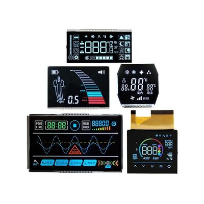 Ein guter Preis. Custom LCD Display Module 8 Digit 7 Segment Display with Black Background LCD Size TN VA Black Monochrome LCD Screen Online
