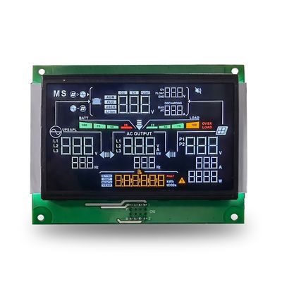 Ein guter Preis. 7-Segment-Digital-Solar-Wechselrichter-LCD-Anzeigebildschirm Schwarz VA -20-70C mit und Treiber-IC CS1621 Online