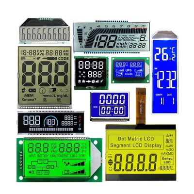Ein guter Preis. 7-Segment-LCD-Flüssigkristallanzeige TN/HTN/STN/VA/BTN LCD-Bildschirm Kundenspezifisches LCD-Modul mit HT1621-Treiber-IC und PIN/FPC/ZEBRA-Anschluss Online