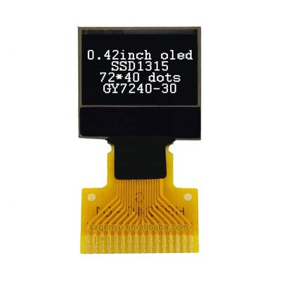 Ein guter Preis. Micro-OLED-Display 0,42 Zoll 72x40 Punktmatrix mit I2C/SPI-Schnittstelle für Arduino und Smart Devices Online