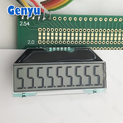 Benutzerdefinierte LCD-Anzeige TN-Segmentierte COG-PIN ohne Hintergrundbeleuchtung für Wasserzähler