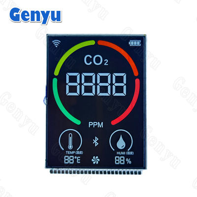 Bar-Typ VA LCD-Display Schwarz Segment Bildschirm RGB Farbe für Desinfektionsschrank