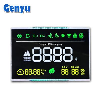 Hochkontrast-VA-LCD-Display Schwarzer Bildschirm Negativ Weiß Segmente 3.6V 40PIN
