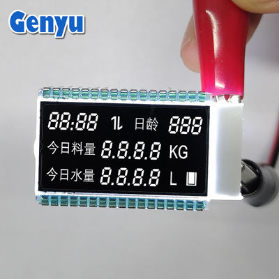 Negatives VA-LCD-Modul Weiße Zeichen Schwarzer Bildschirm 4.5V 34PIN Für Feeder