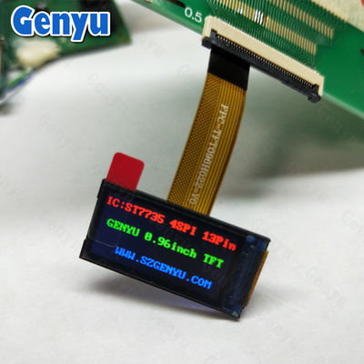 Kompakte 0,96 Zoll TFT-LCD-Anzeige 80x160 Pixel 14-Pin-ZIF Connect SPI-Schnittstelle