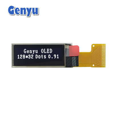 Ein guter Preis. 0.91 Zoll OLED-Display 128x32 Auflösung Weiß 15-Pin FPC SPI-Schnittstelle Online