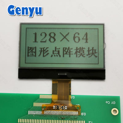 2.4-Zoll-LCD-Bildschirm FSTN 128x64-LCD-Bildschirm reflektiert 27PIN 8 Bit parallel