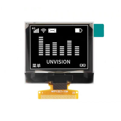 Ein guter Preis. 1.32 Zoll OLED-Display Weiß 128x96 Auflösung 25pin Lötung FPC mehrere Schnittstelle Online
